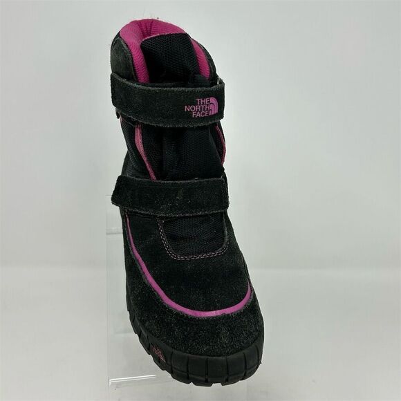 The North Face Girls' Winter Boots Size 6 Black and Pink Waterproof Insulated - Picture 3 of 15